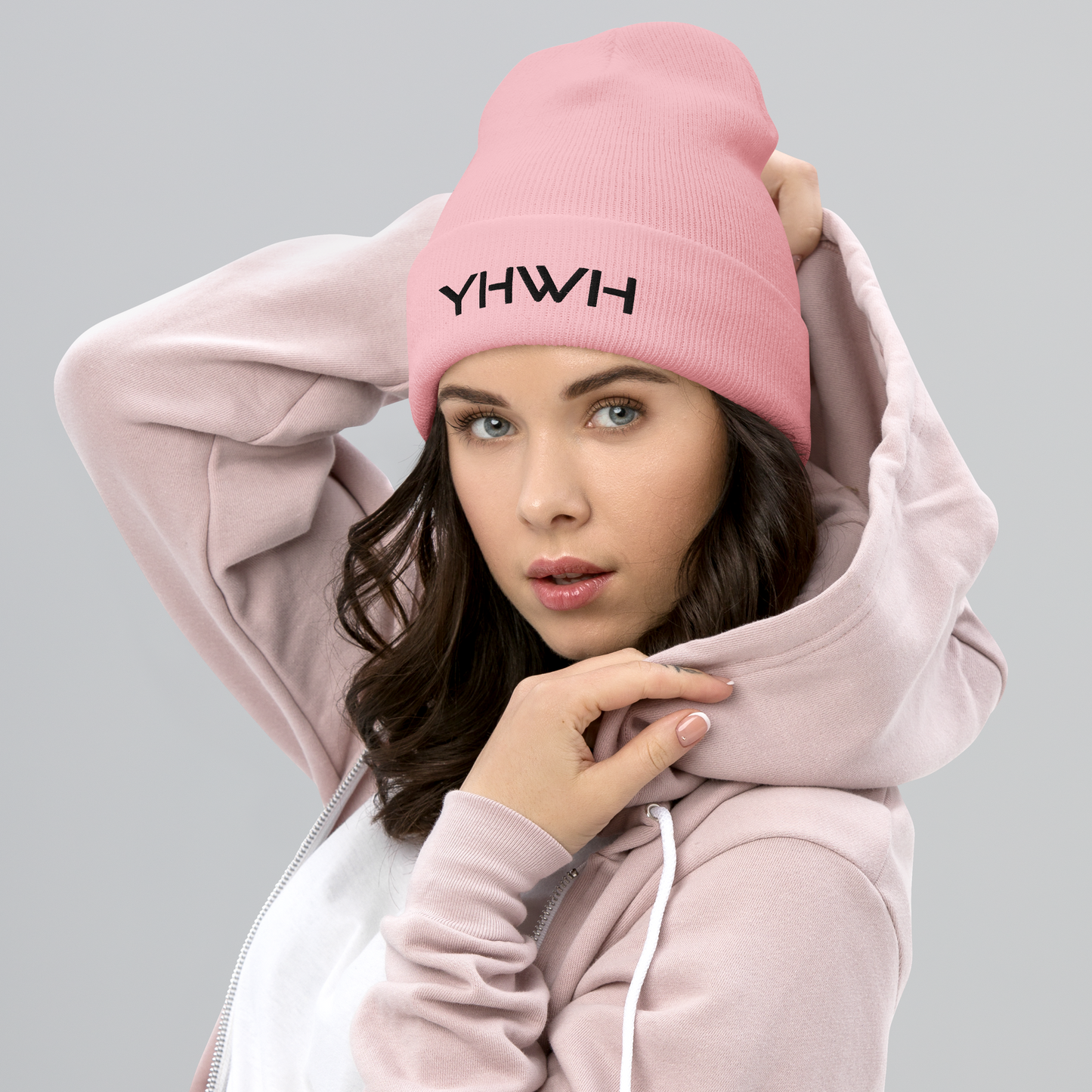 YHWH Cuffed Beanie