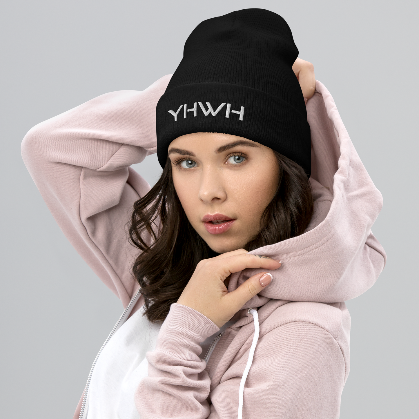YHWH Cuffed Beanie