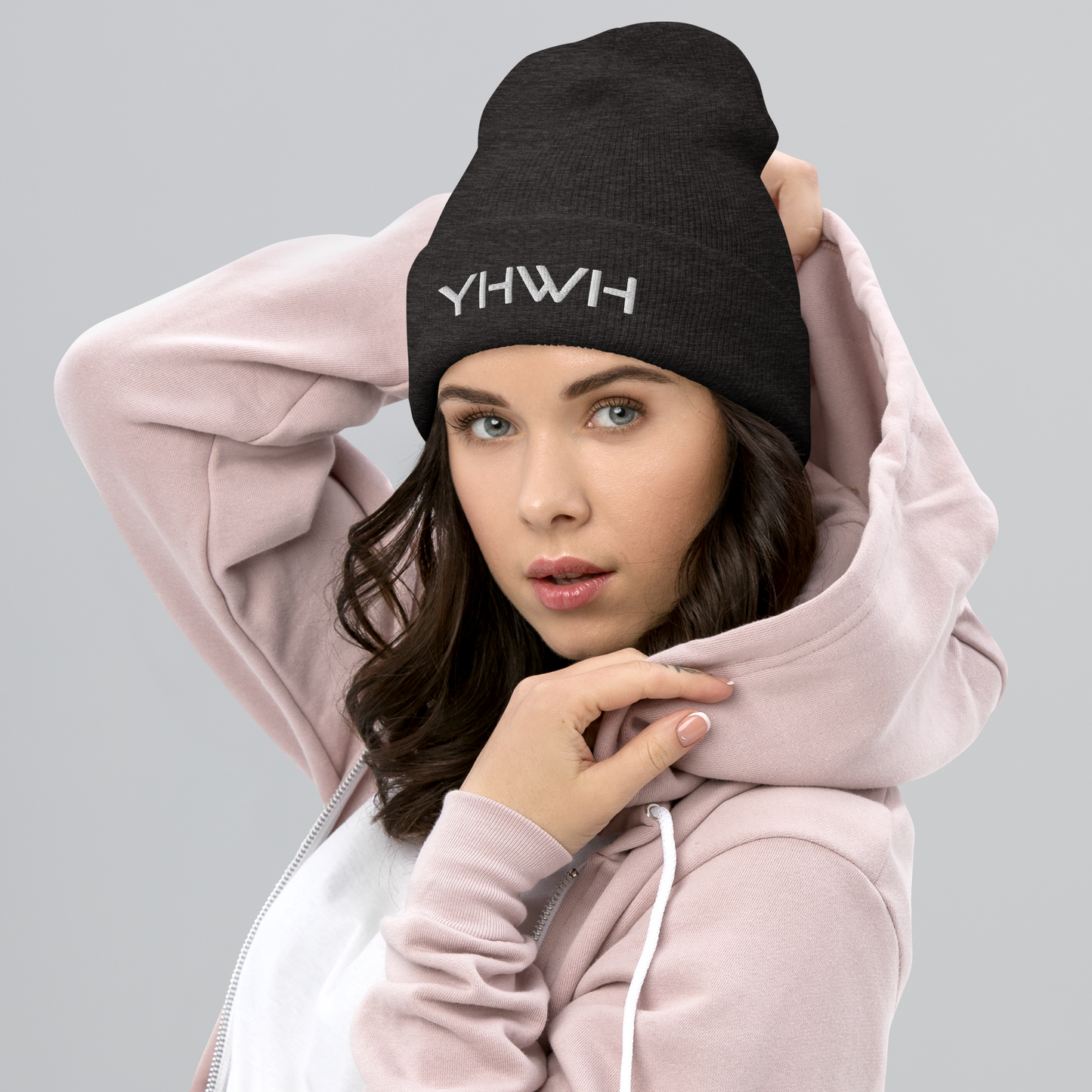 YHWH Cuffed Beanie