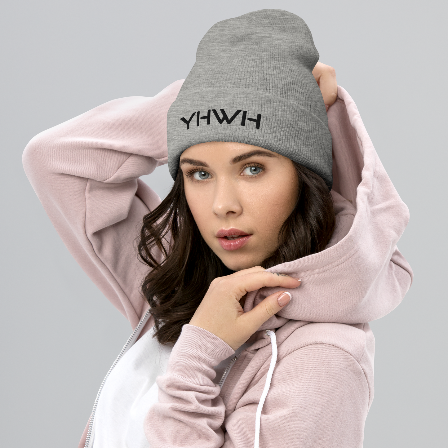 YHWH Cuffed Beanie