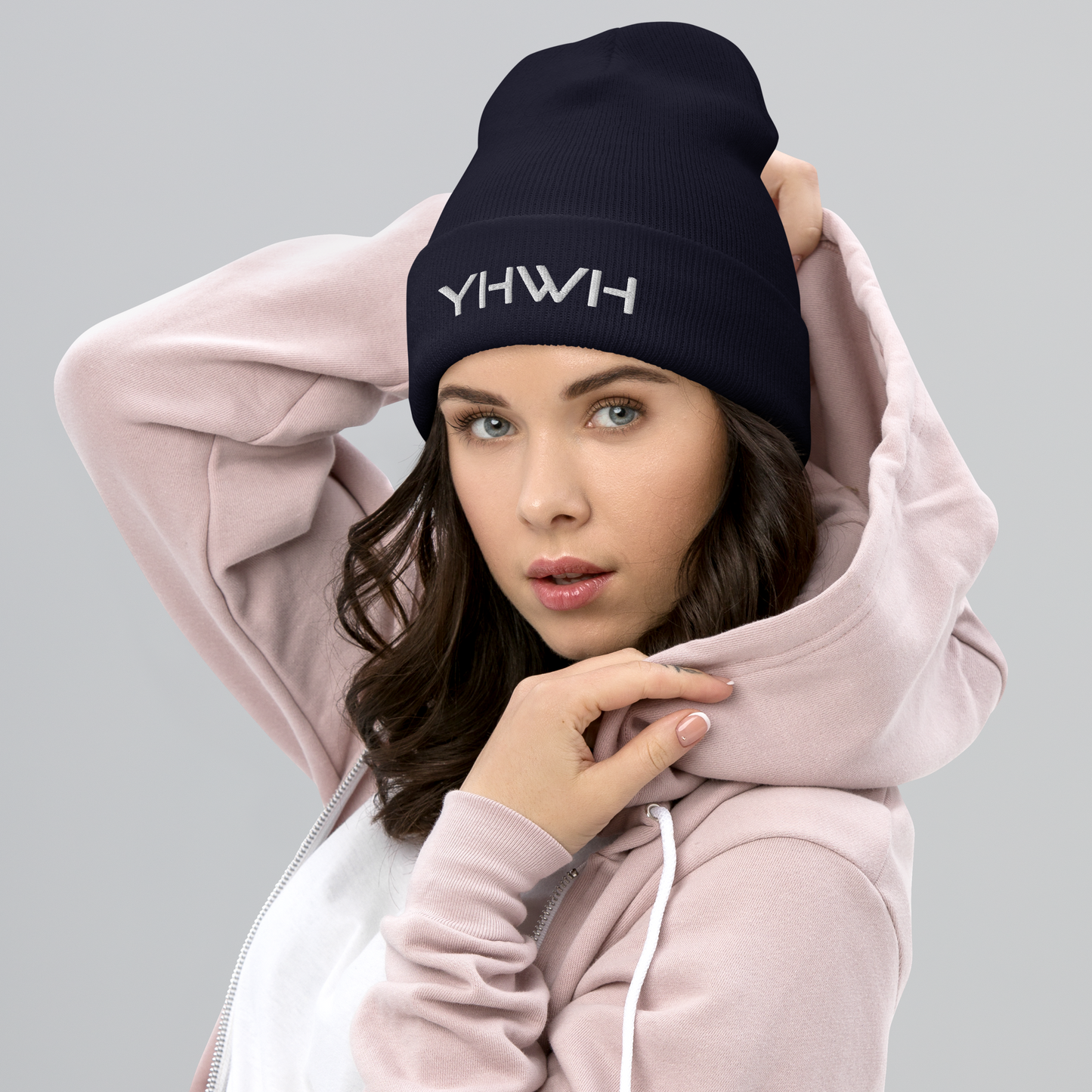 YHWH Cuffed Beanie