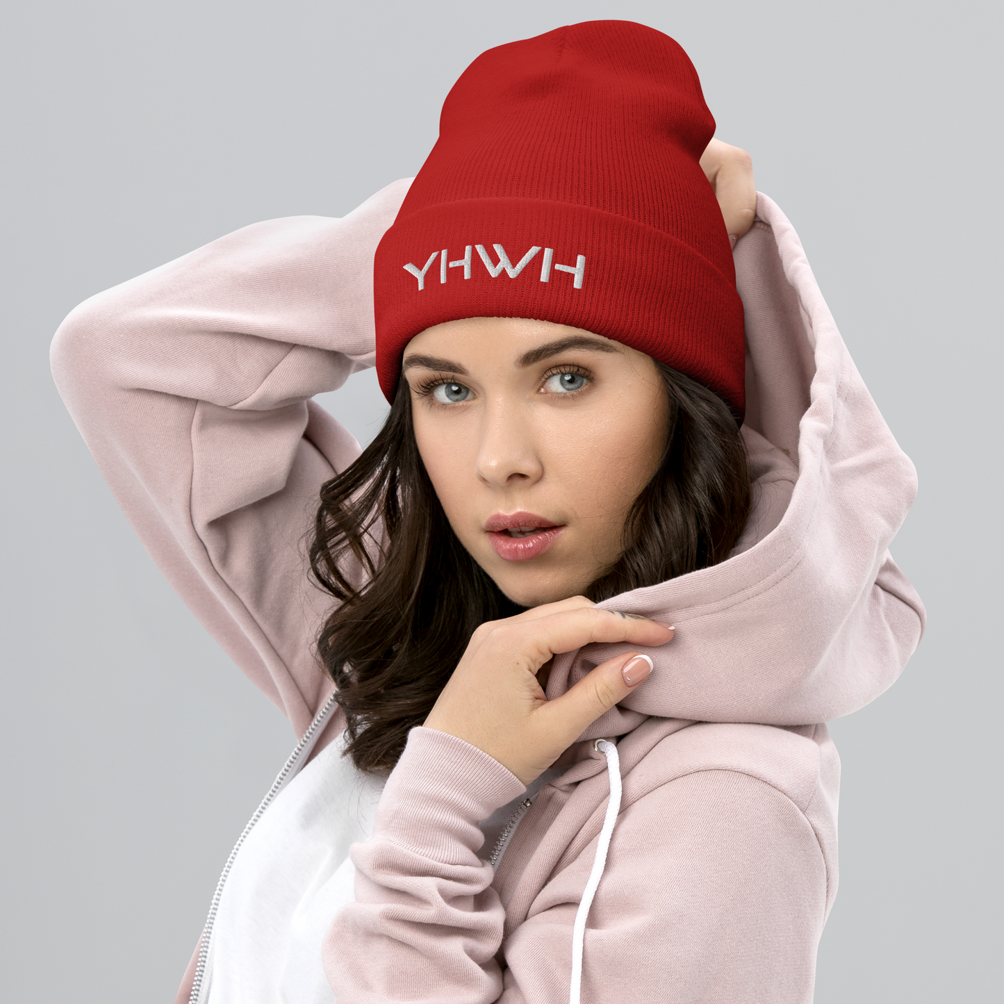 YHWH Cuffed Beanie