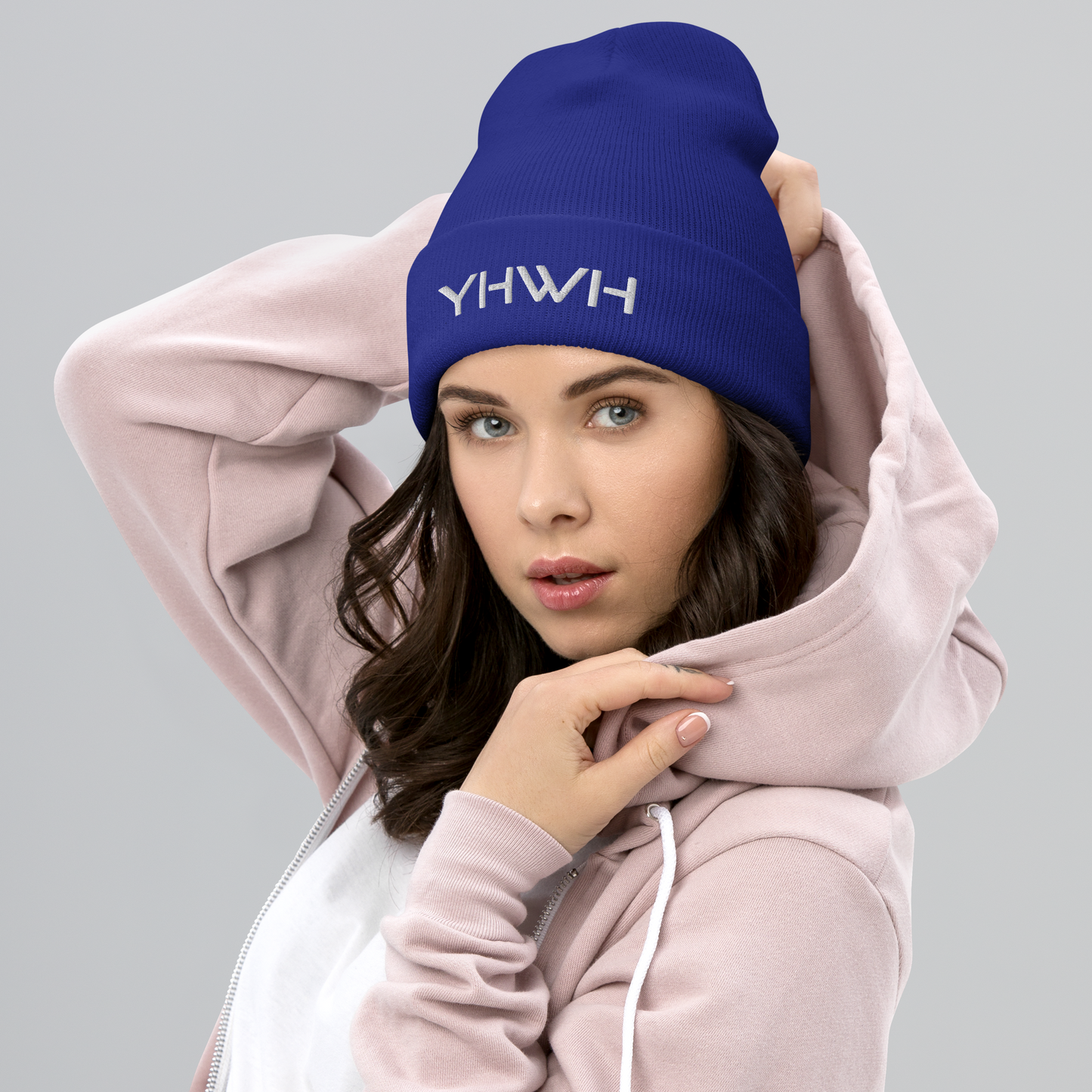 YHWH Cuffed Beanie
