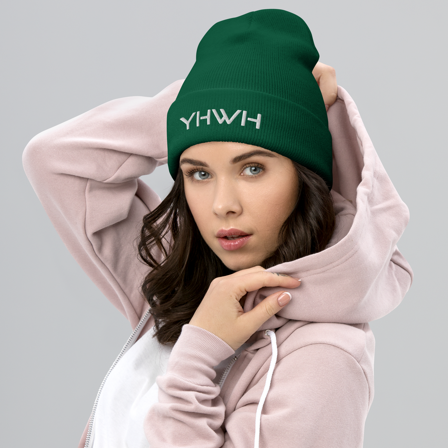 YHWH Cuffed Beanie