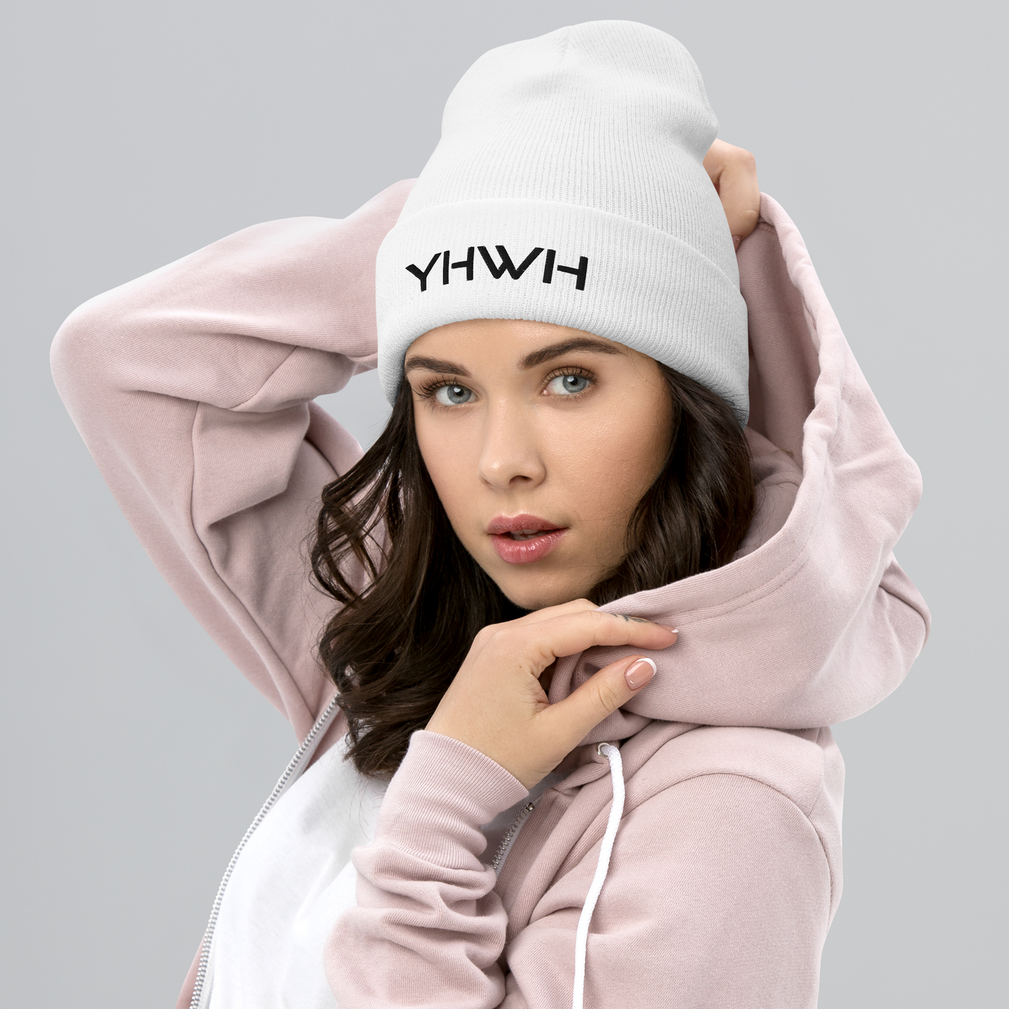 YHWH Cuffed Beanie