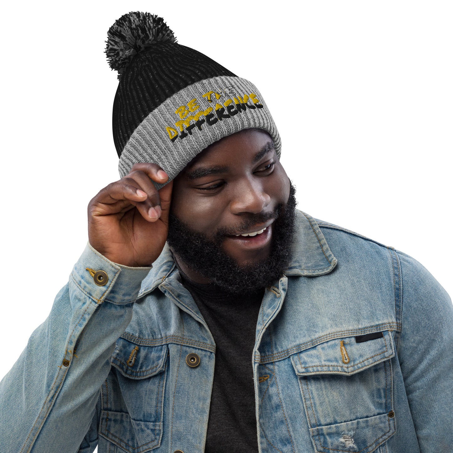 Be The Difference Unisex Pom-Pom Beanies