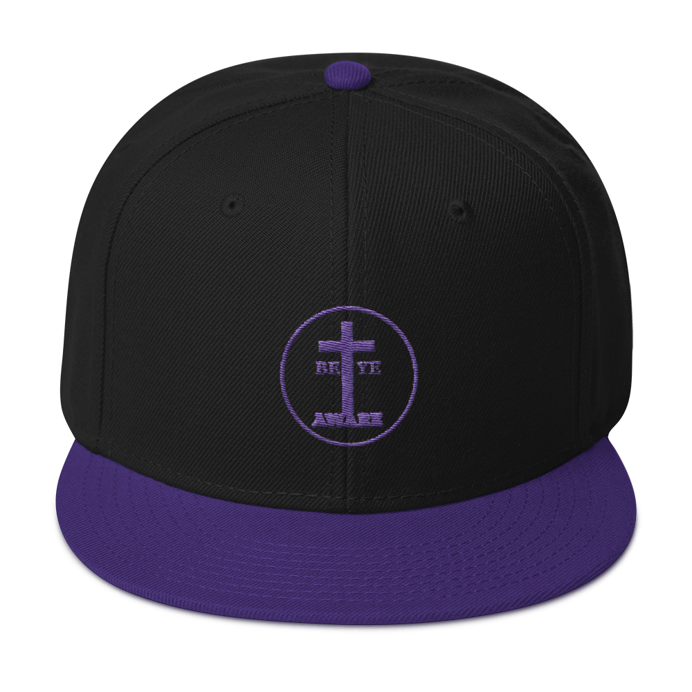 Be Ye AWARE Unisex Snapback Hats - Be Ye AWARE Clothing