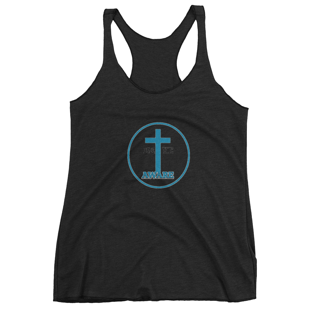 Be Ye AWARE Ladies Racerback Tanks - Be Ye AWARE Clothing