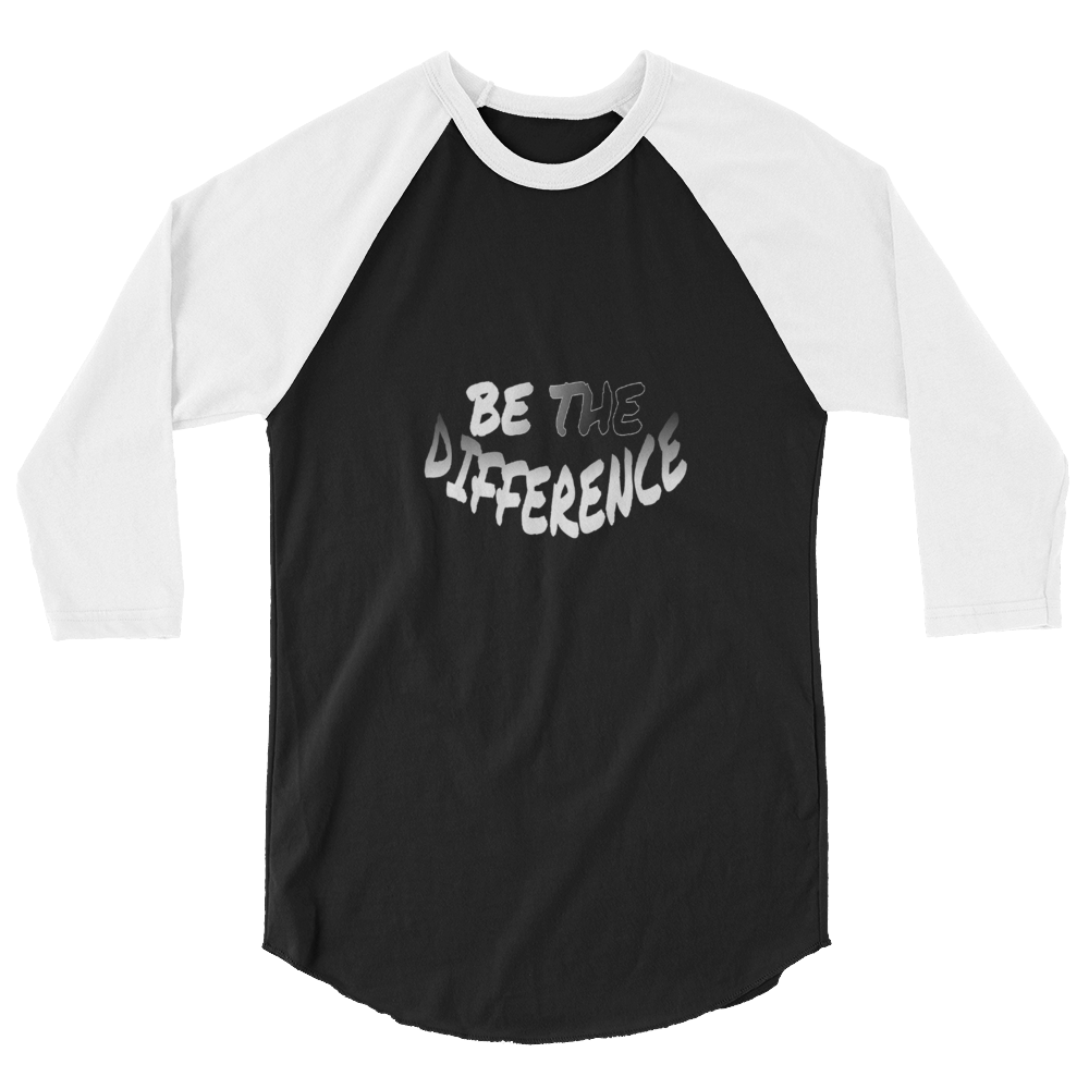 Be The Difference Men/Unisex Baseball Tees - Be Ye AWARE Clothing