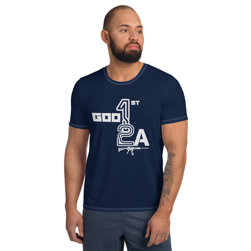 God 1st 2A Men's Athletic Tees