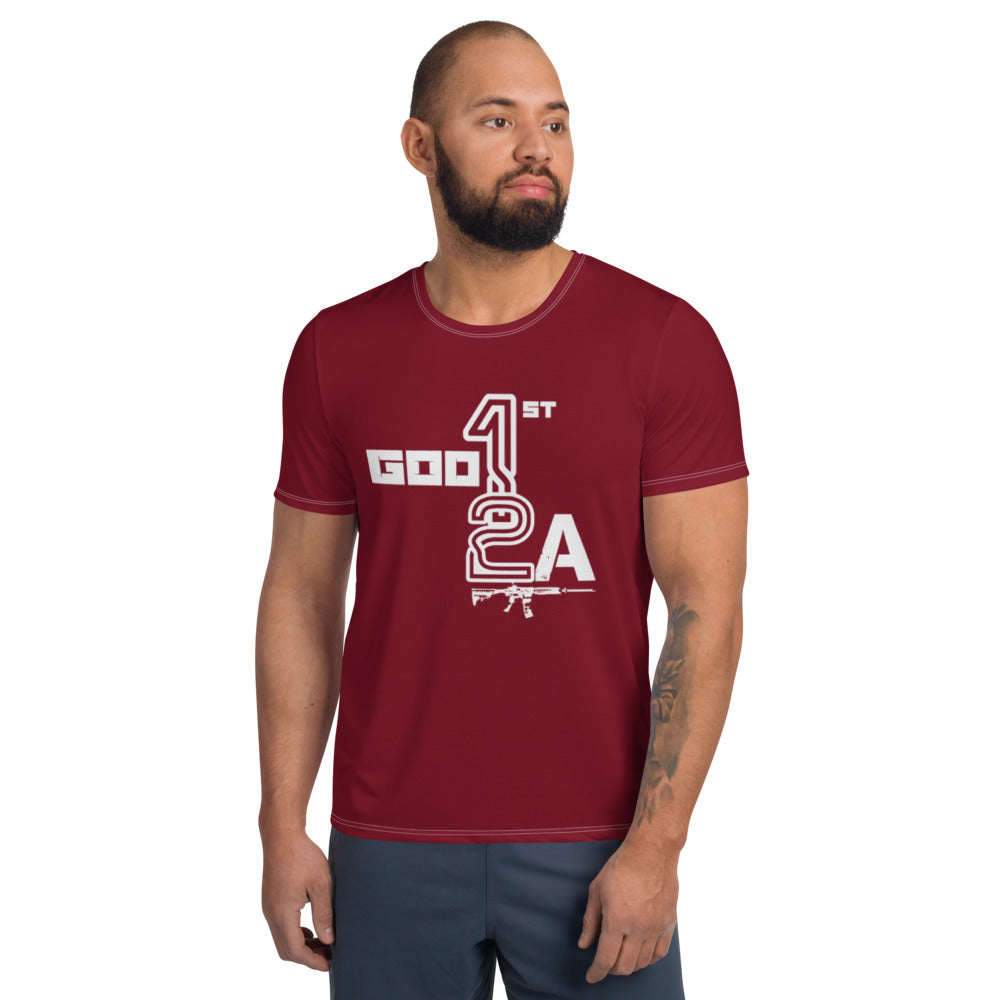 God 1st 2A Men's Athletic Tees