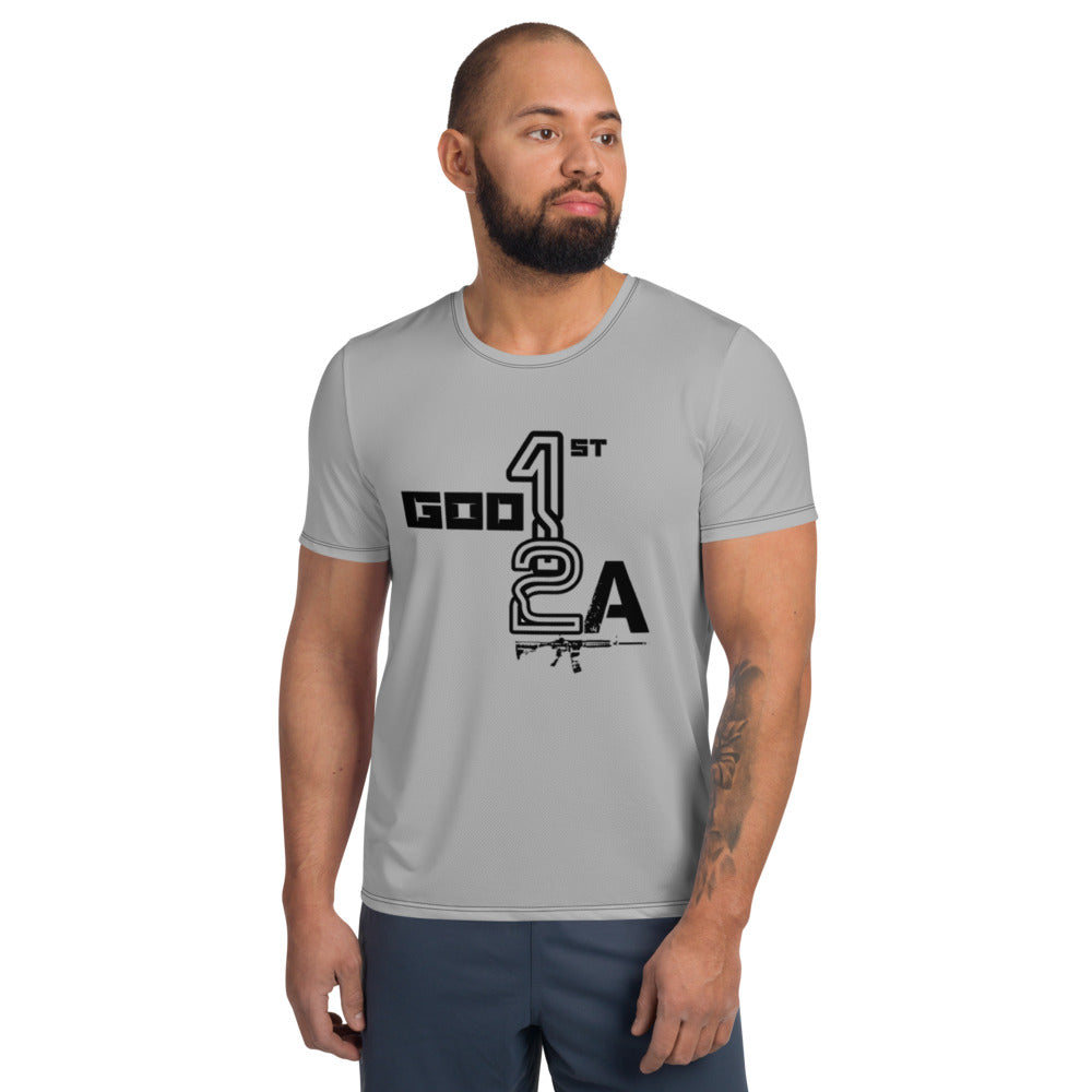 God 1st 2A Men's Athletic Tees