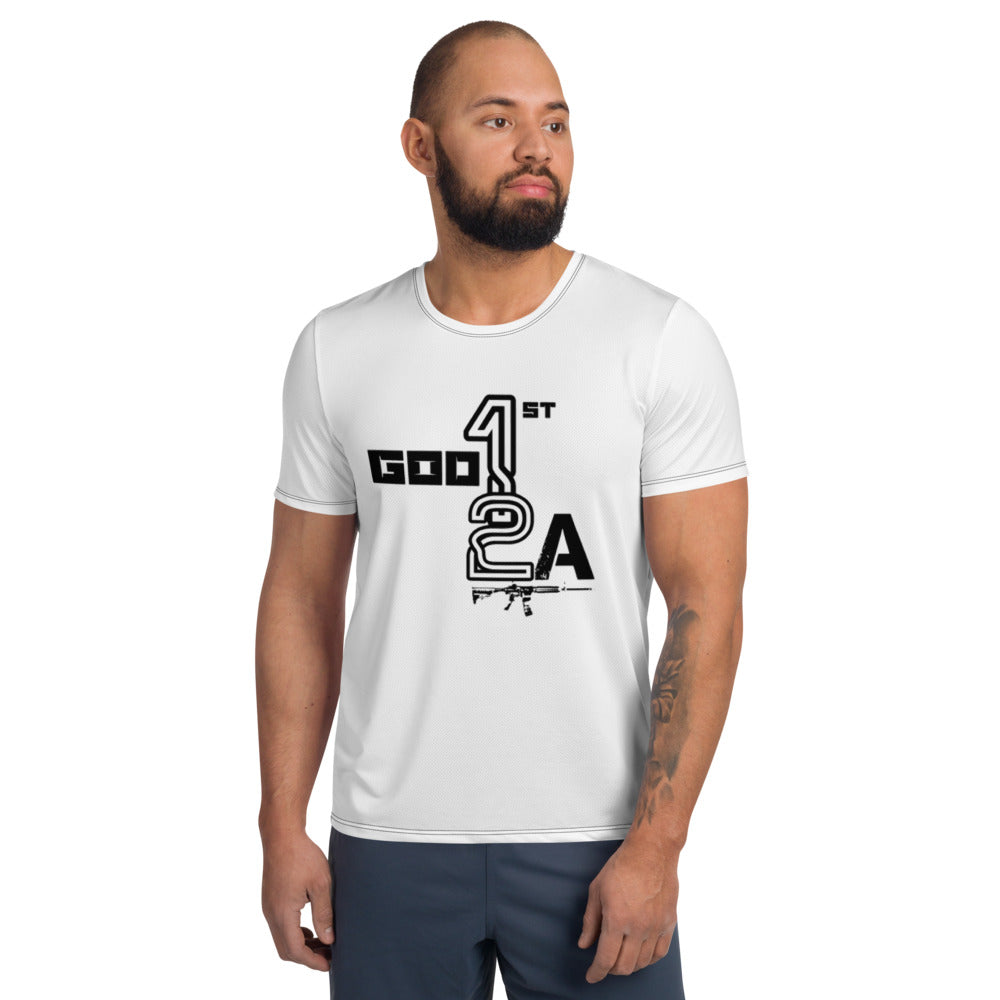 God 1st 2A Men's Athletic Tees