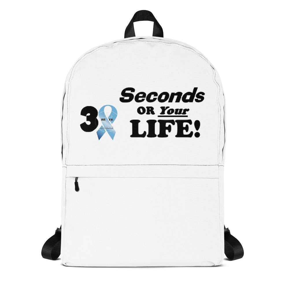 Prostate Cancer Awareness Backpacks