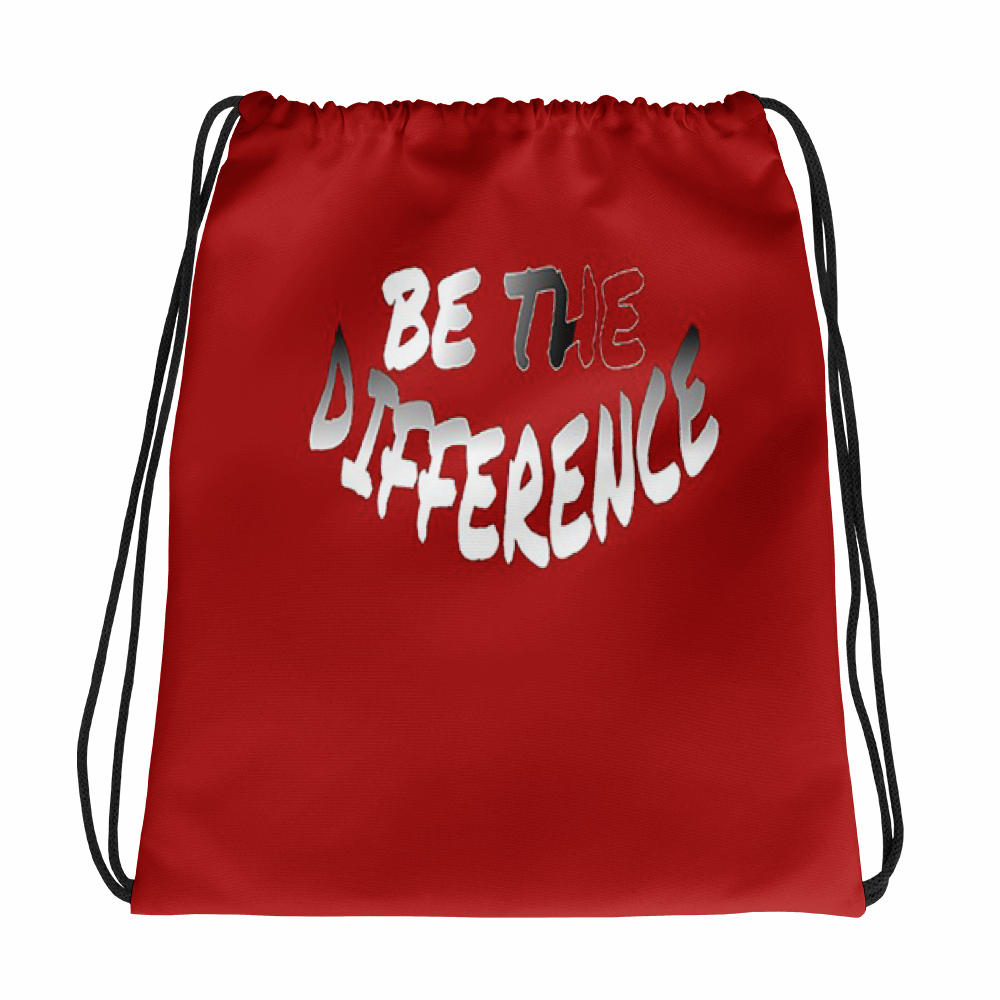 Be The Difference Drawstring Bags - Be Ye AWARE Clothing