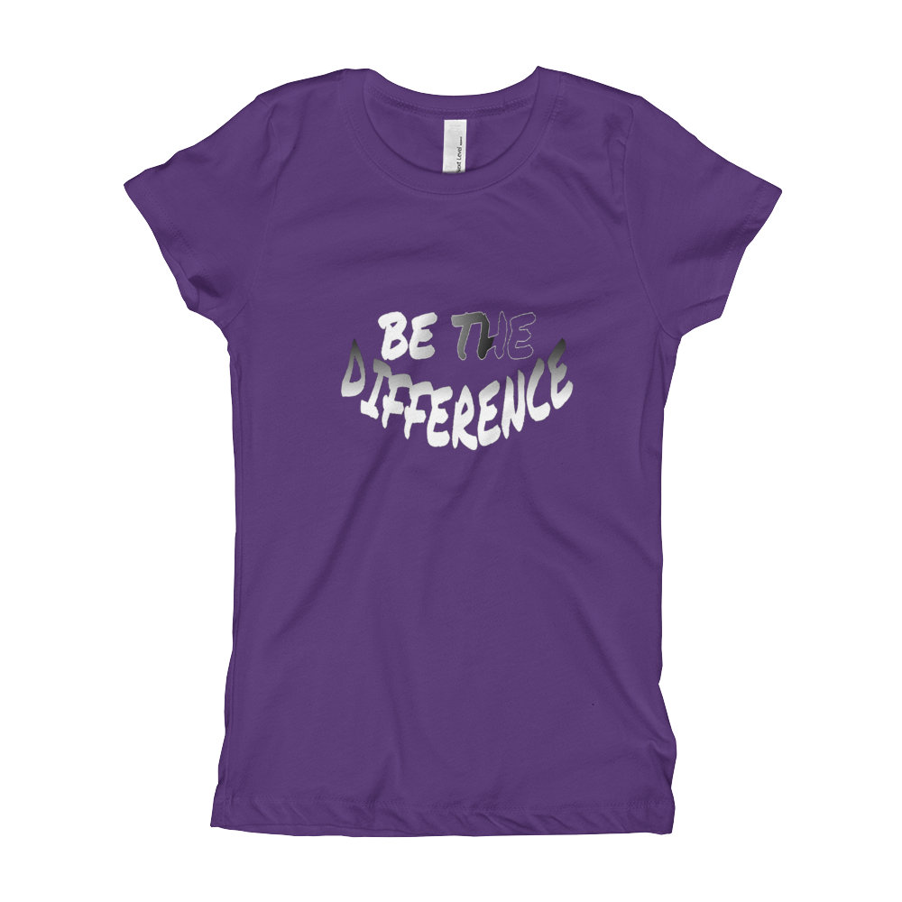 Be the Difference Girl's T-Shirts - Be Ye AWARE Clothing