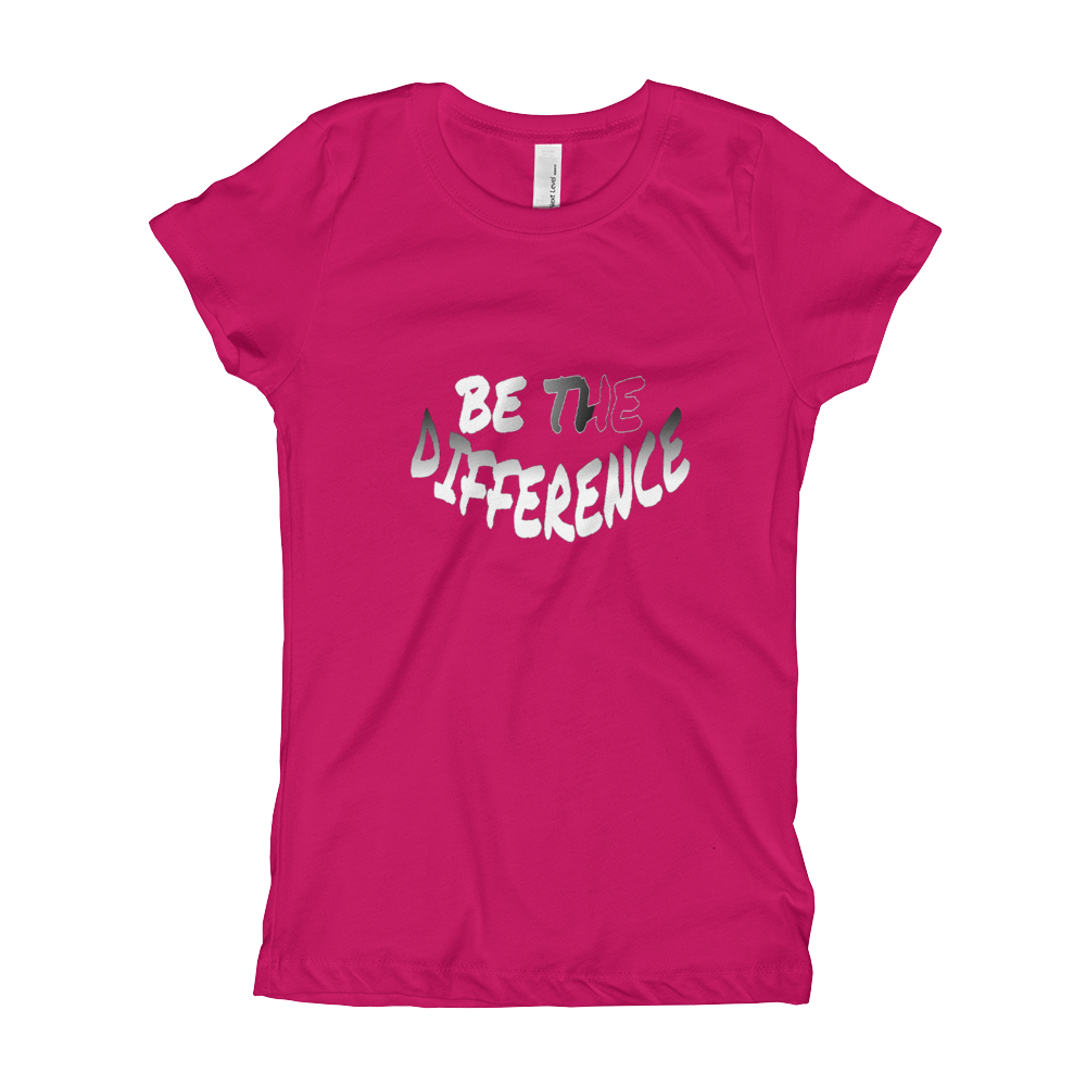 Be the Difference Girl's T-Shirts - Be Ye AWARE Clothing
