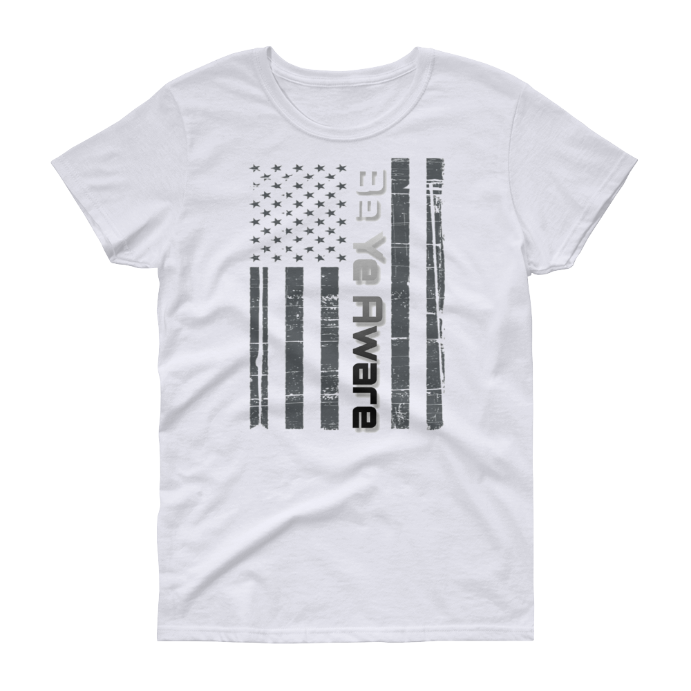 Old Glory Ladies' Tees - Be Ye AWARE Clothing