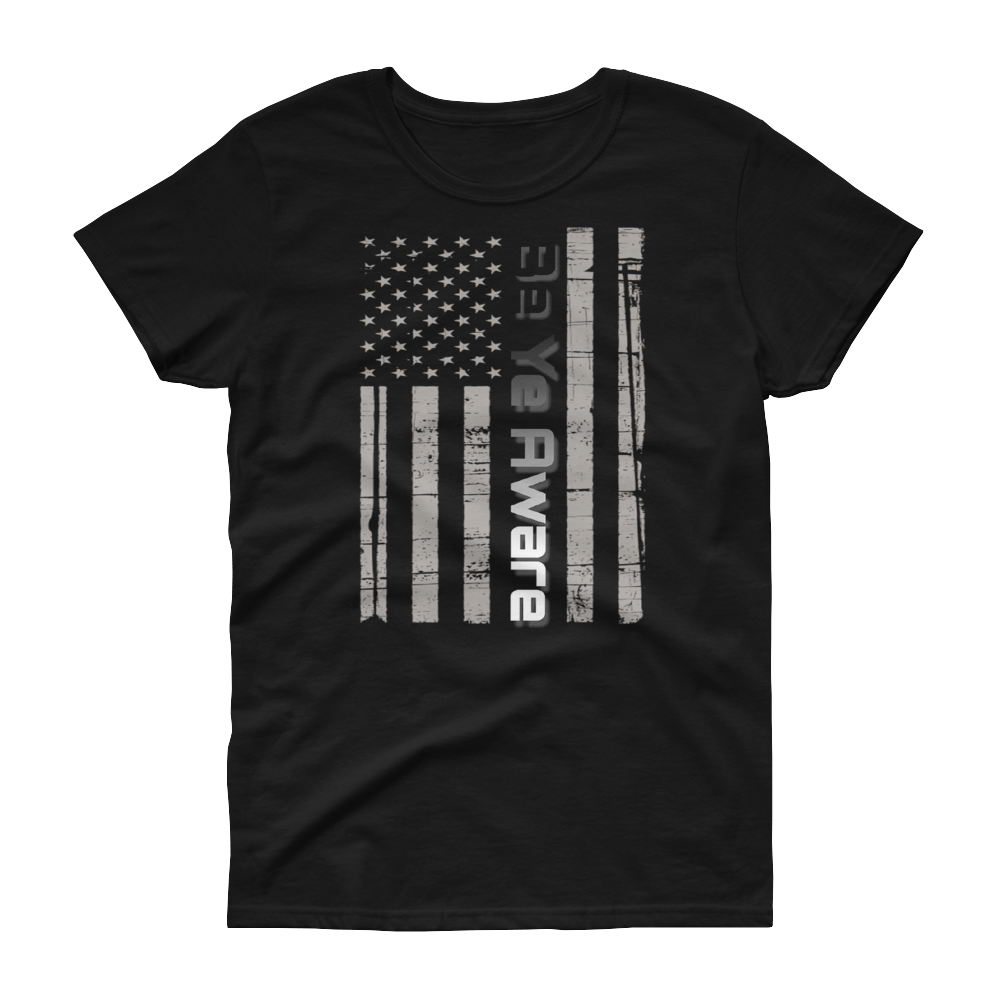 Old Glory Ladies' Tees - Be Ye AWARE Clothing