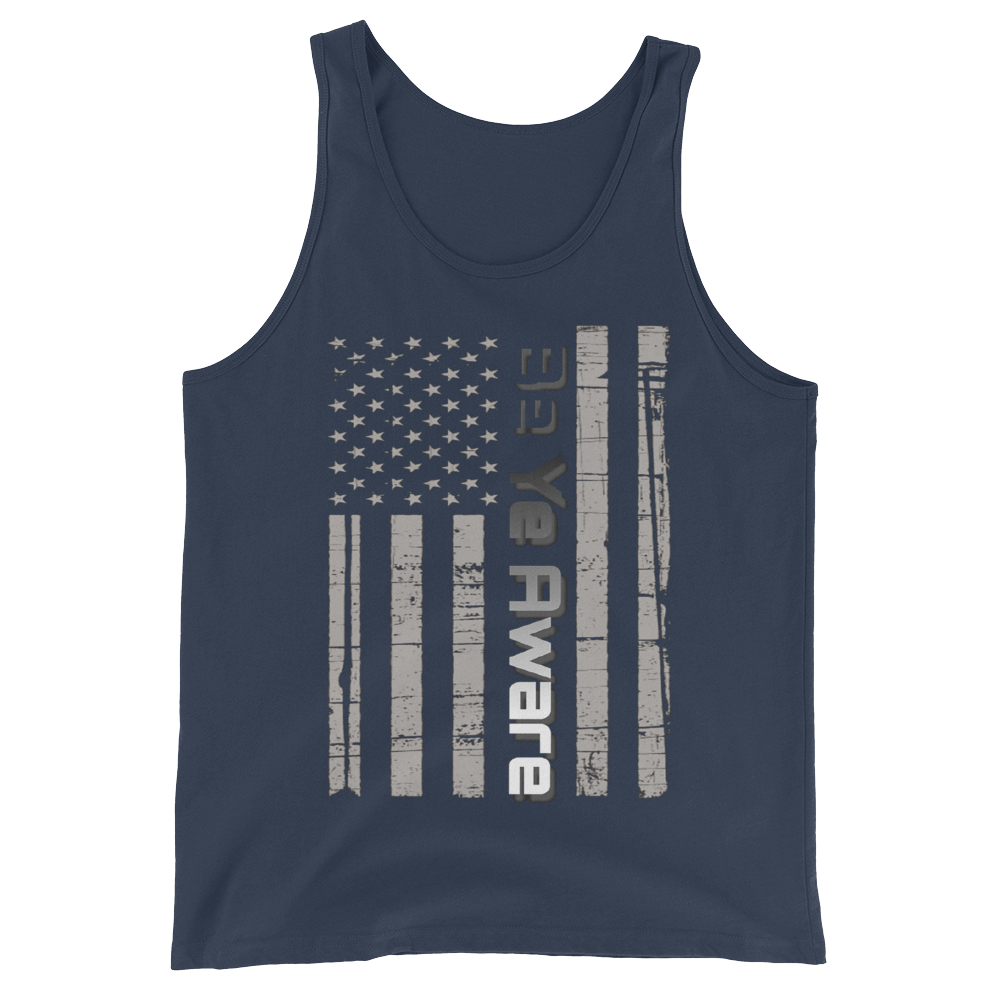 Old Glory - Men's/Unisex Tanks - Be Ye AWARE Clothing
