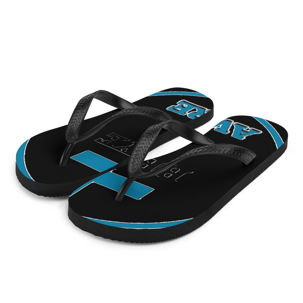 Be Ye AWARE Unisex Flip-Flops