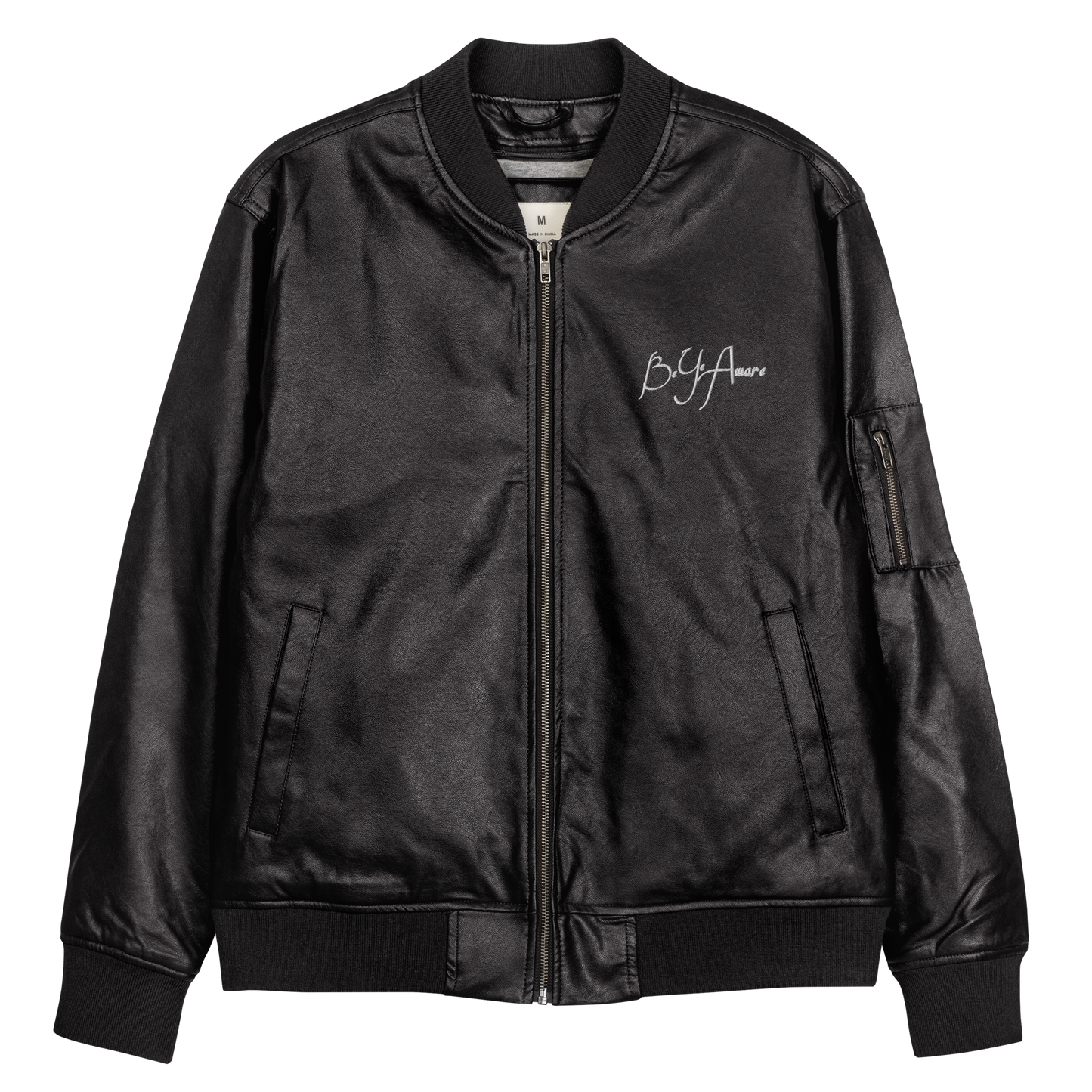 Be Ye Aware Classics Unisex Faux Leather Bomber Jackets