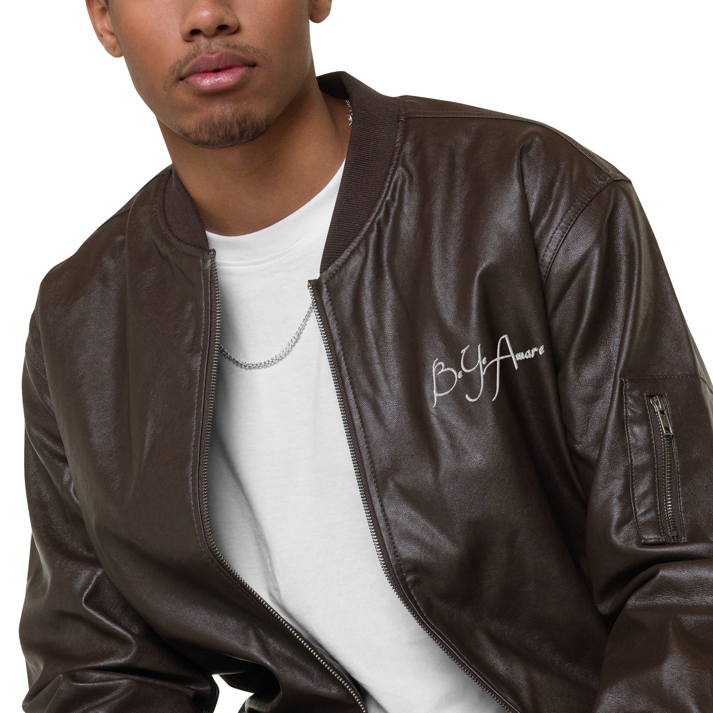 Be Ye Aware Classics Unisex Faux Leather Bomber Jackets