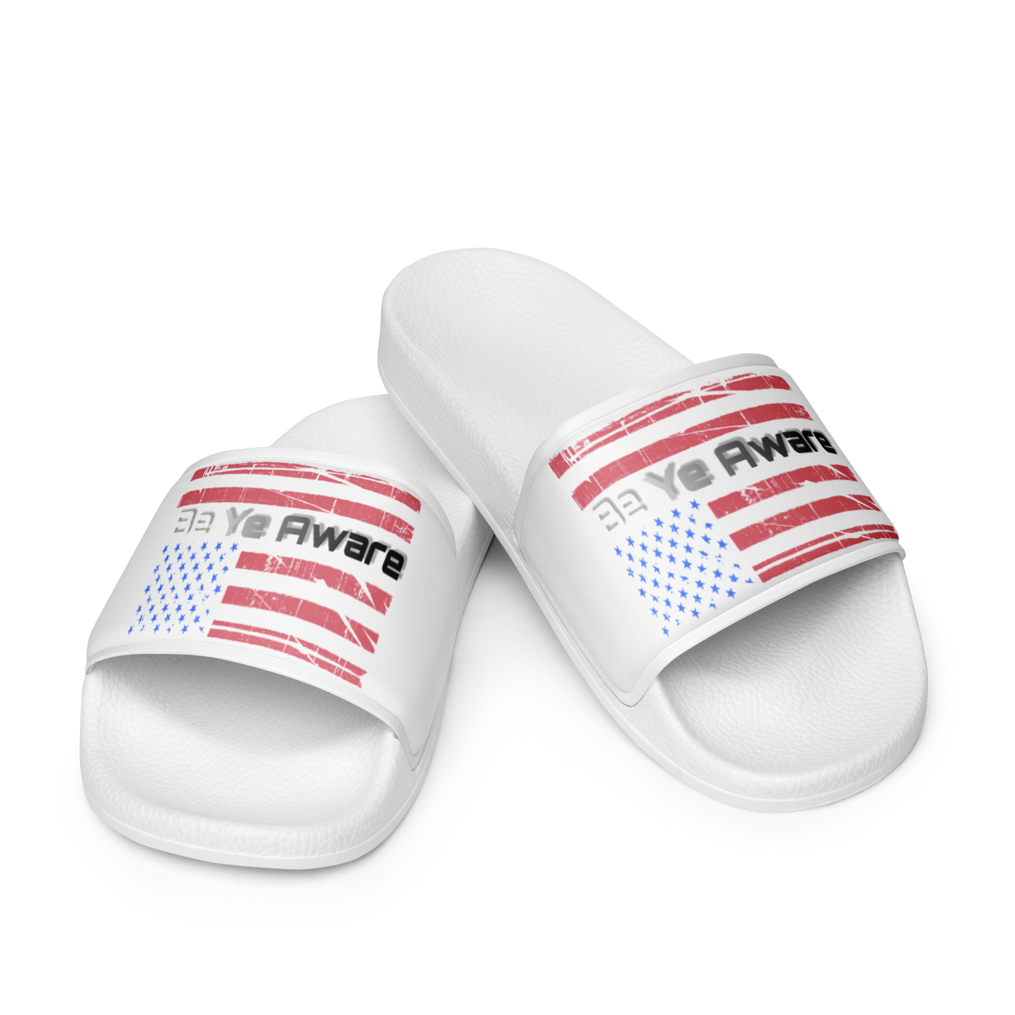 Be Ye AWARE Star's and Stripes Men’s slides