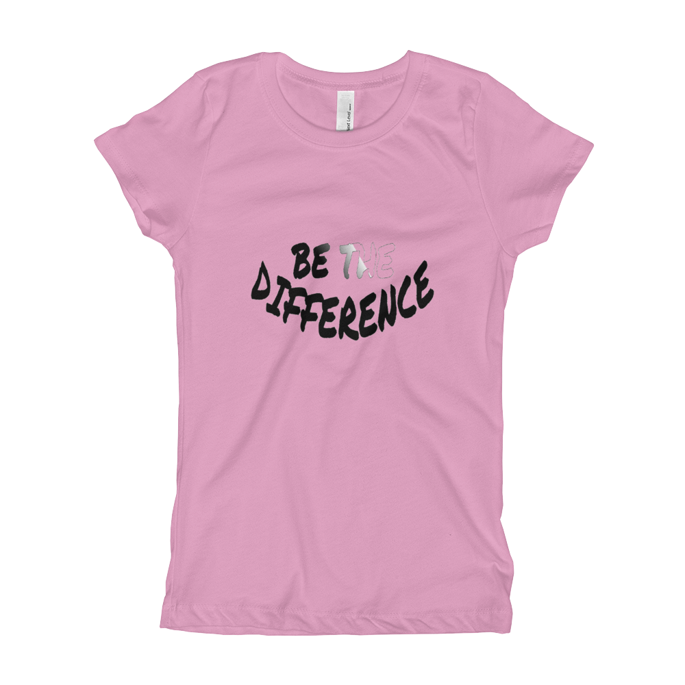Be the Difference Girl's T-Shirts - Be Ye AWARE Clothing