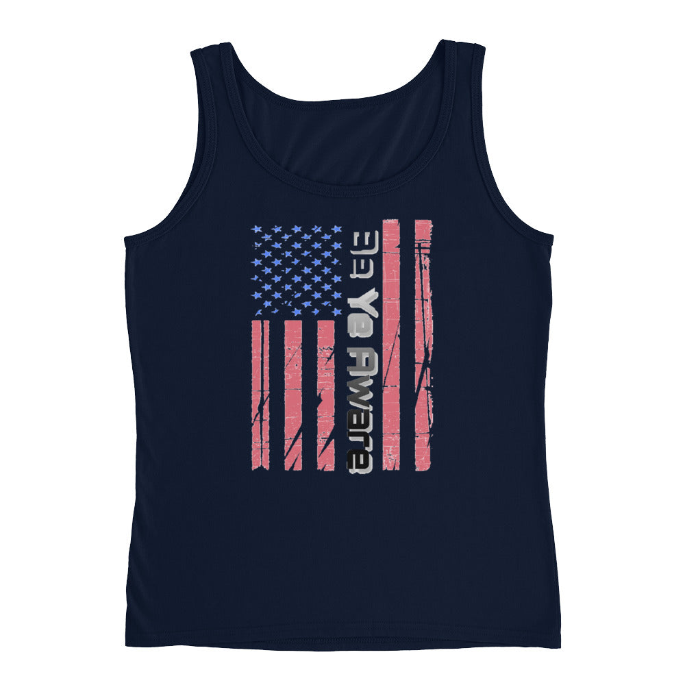 Old Glory Ladies' Tanks - Be Ye AWARE Clothing