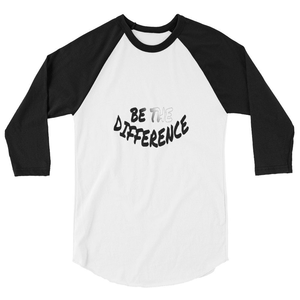 Be The Difference Men/Unisex Baseball Tees - Be Ye AWARE Clothing