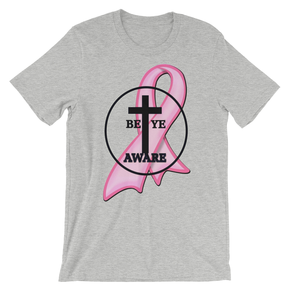 BCA Ladies'/Unisex Awareness Tee - Athletic Grey - Be Ye AWARE Clothing