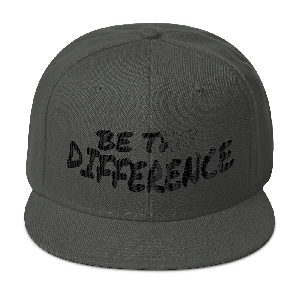 Be The Difference Unisex Snapback Hats - Be Ye AWARE Clothing