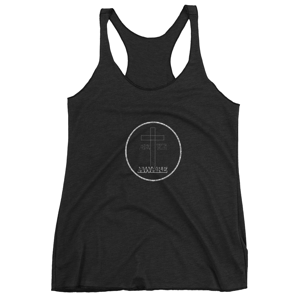 Be Ye AWARE Ladies Racerback Tanks - Be Ye AWARE Clothing