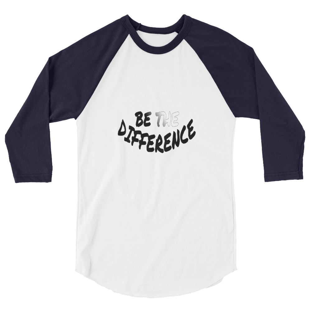 Be The Difference Men/Unisex Baseball Tees - Be Ye AWARE Clothing