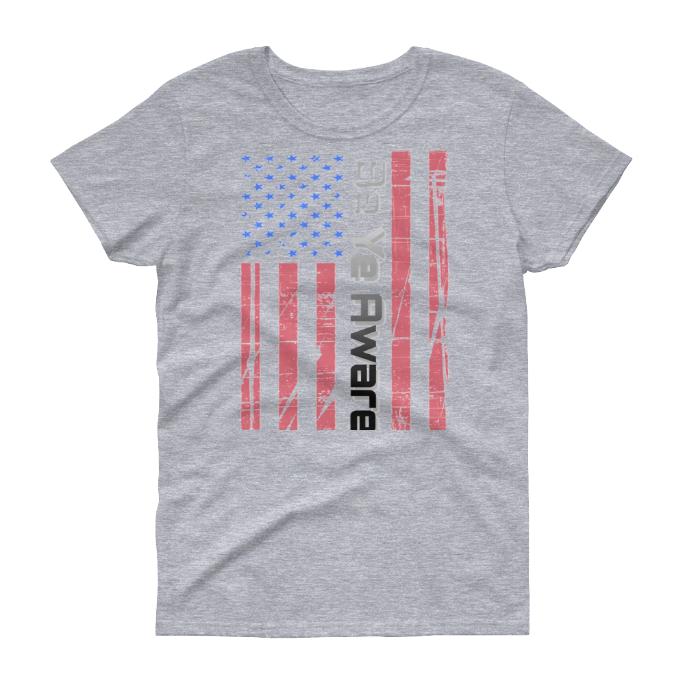 Old Glory Ladies' Tees - Be Ye AWARE Clothing