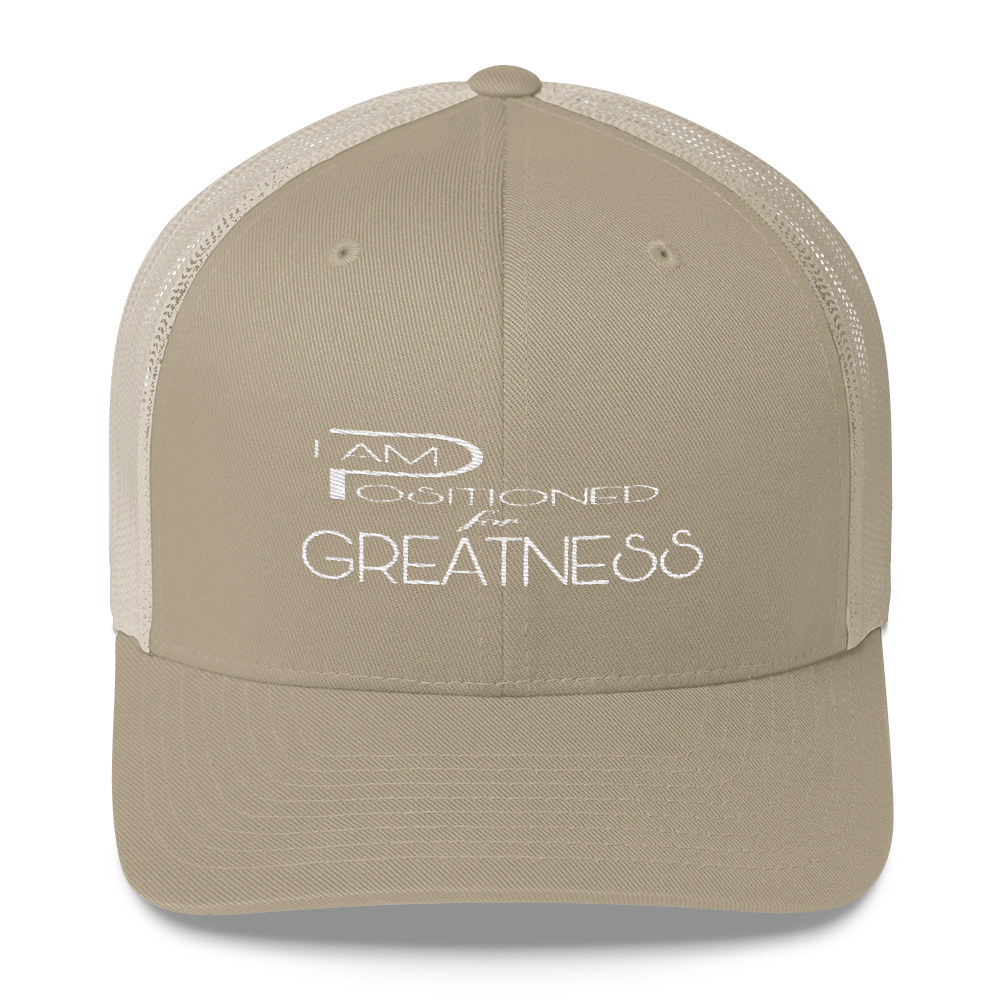 Positioned for Greatness Trucker Caps - Be Ye AWARE Clothing