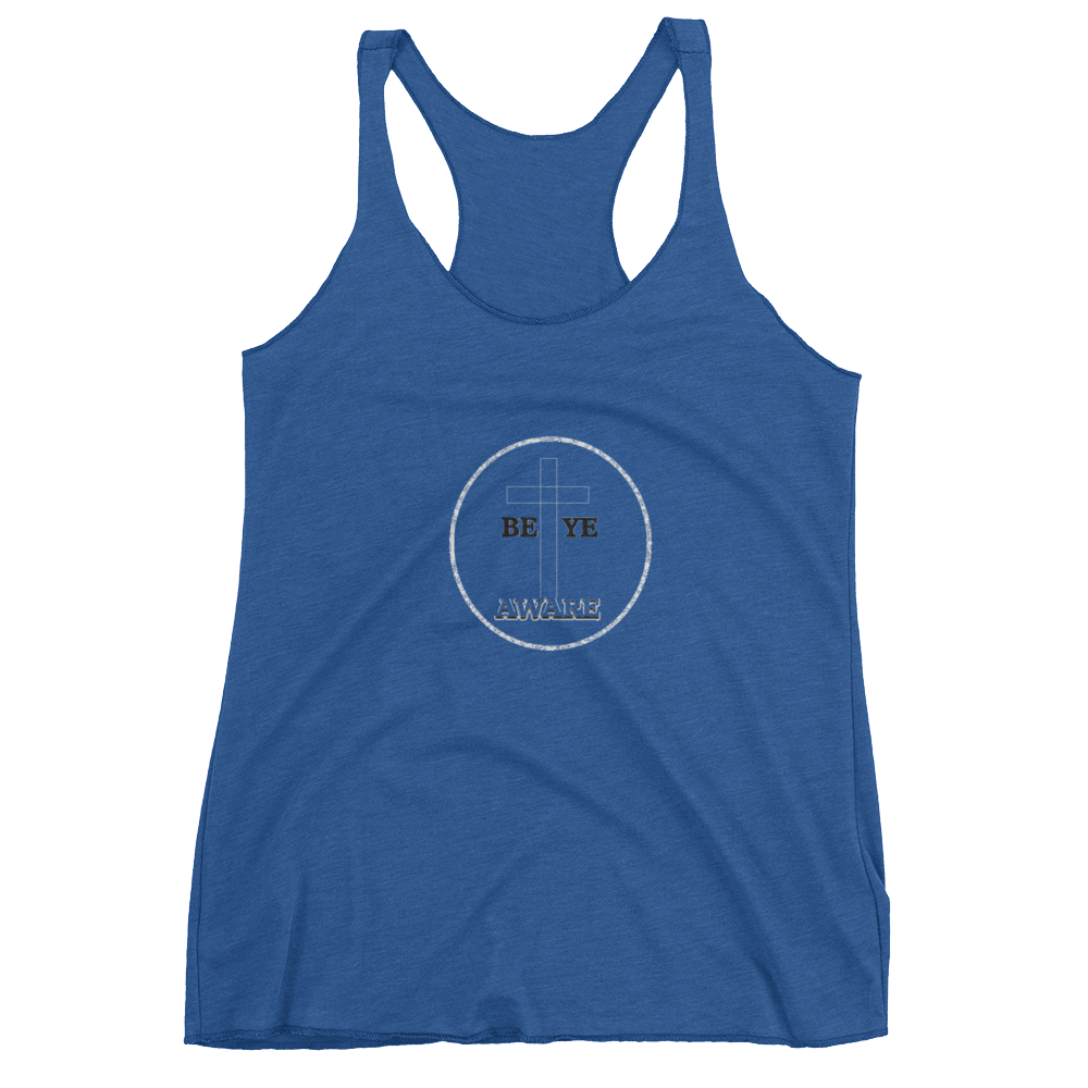 Be Ye AWARE Ladies Racerback Tanks - Be Ye AWARE Clothing