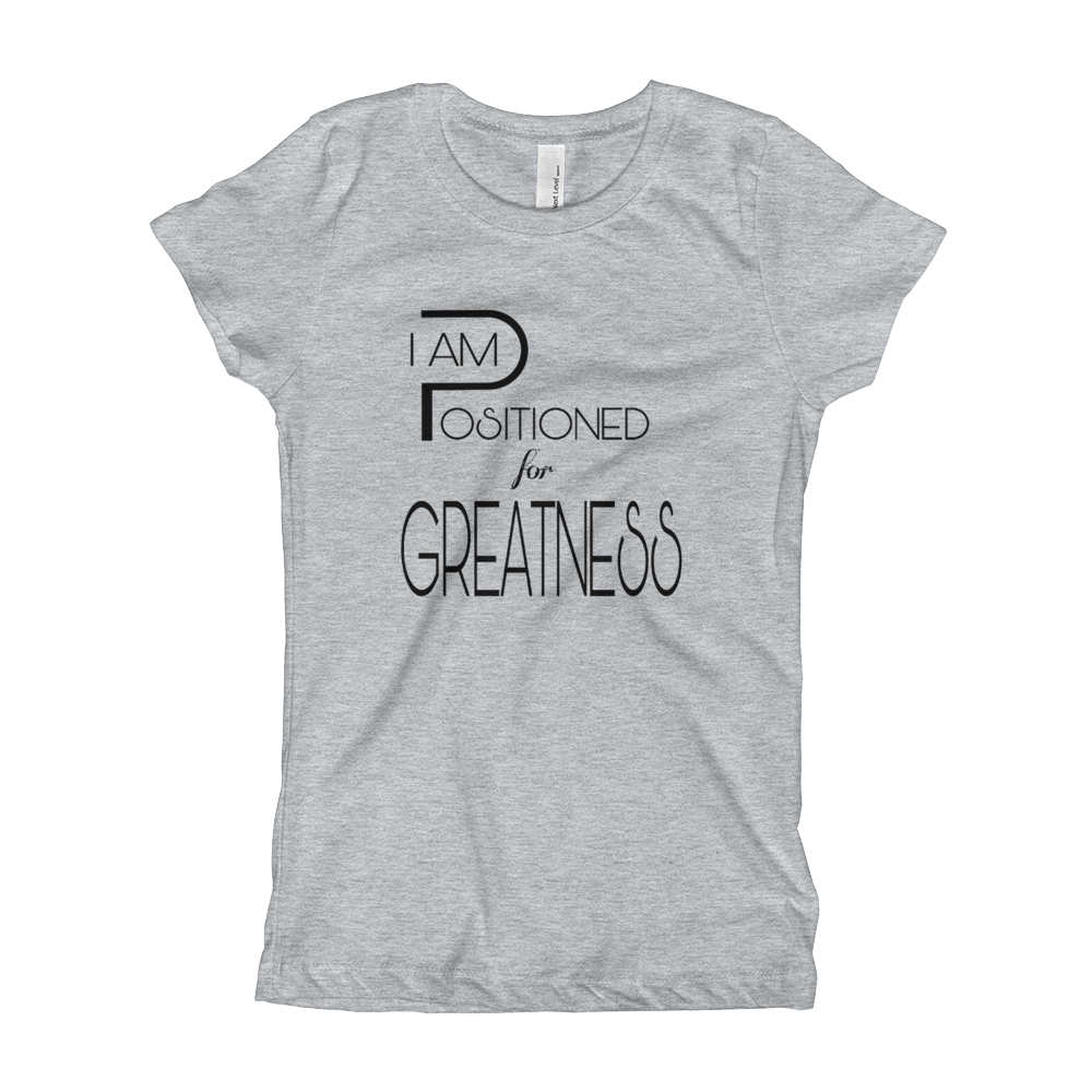 Positioned Girl's T-Shirts - Be Ye AWARE Clothing