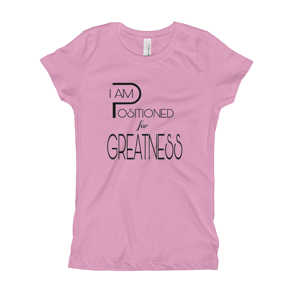Positioned Girl's T-Shirts - Be Ye AWARE Clothing