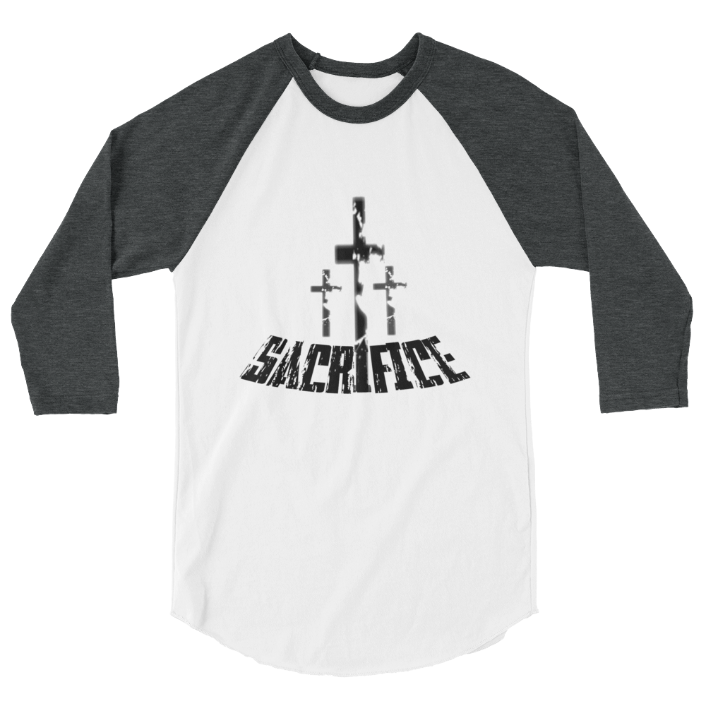 Sacrifice Men/Unisex Baseball Tees - Be Ye AWARE Clothing