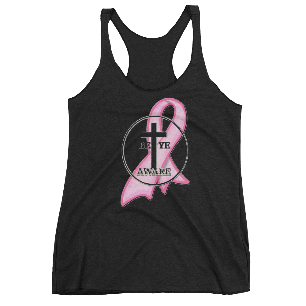 BCA Ladies' Awareness Racerback Tank - Black - Be Ye AWARE Clothing