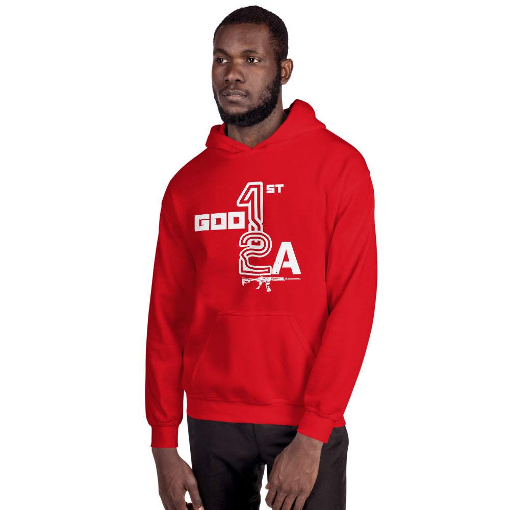 God 1st 2A Men's/Unisex Hoodies