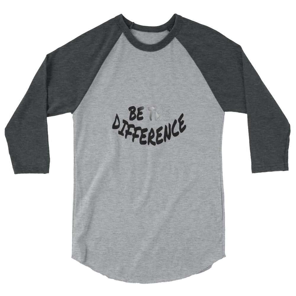 Be The Difference Men/Unisex Baseball Tees - Be Ye AWARE Clothing