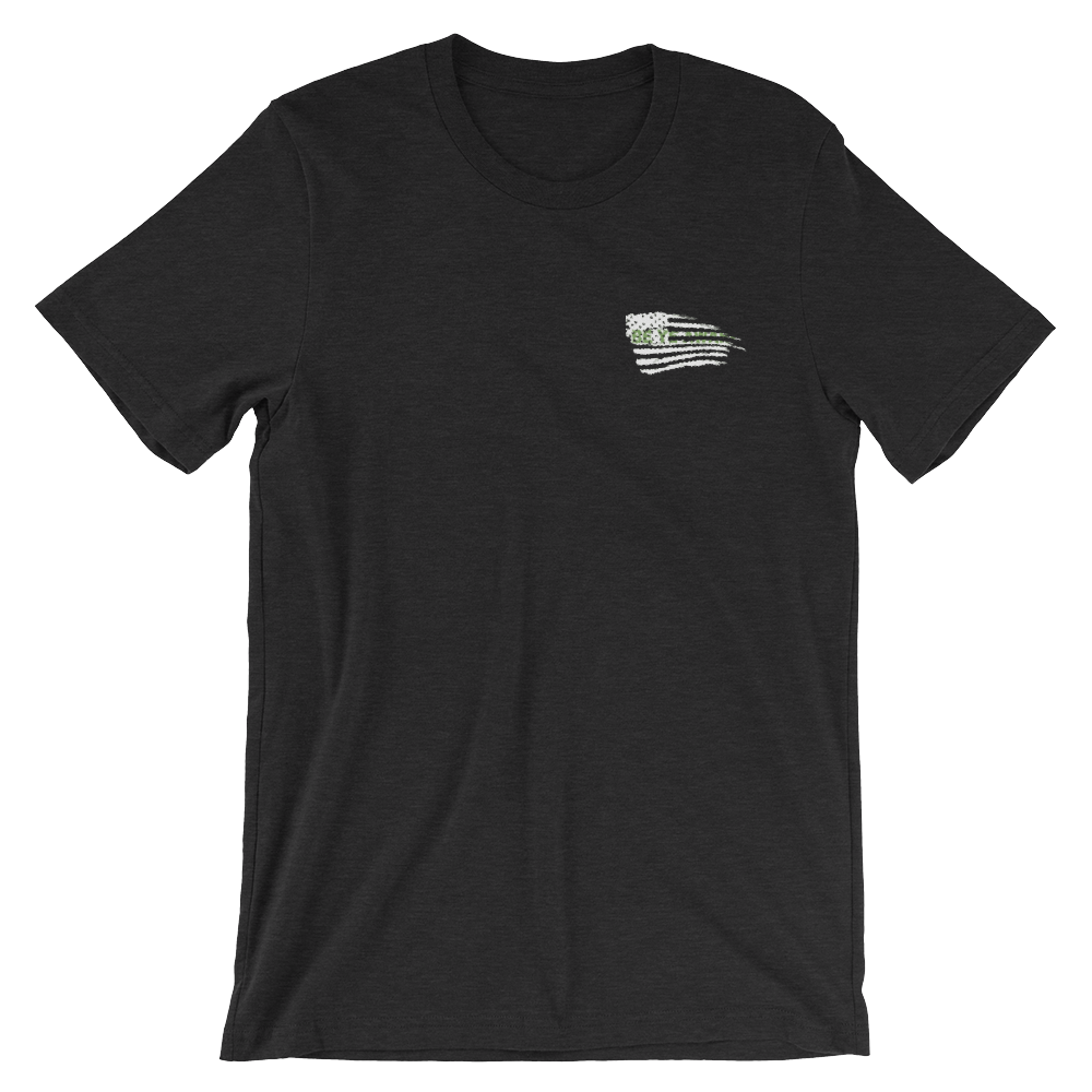 Military Courage II Embroidered Men/Unisex Tees - Be Ye AWARE Clothing