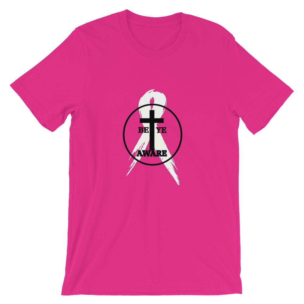 BCA Special Edition Ladies'/Unisex Awareness Tee - Pink - Be Ye AWARE Clothing