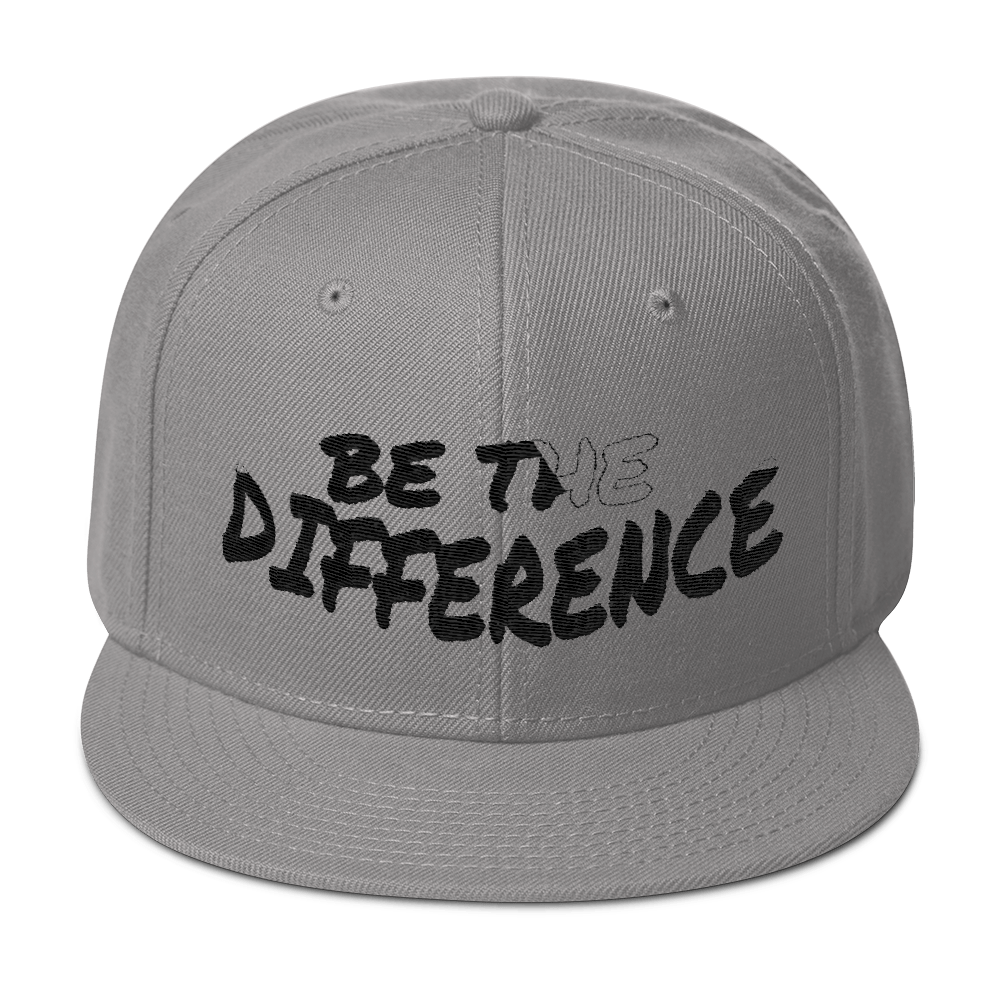 Be The Difference Unisex Snapback Hats - Be Ye AWARE Clothing
