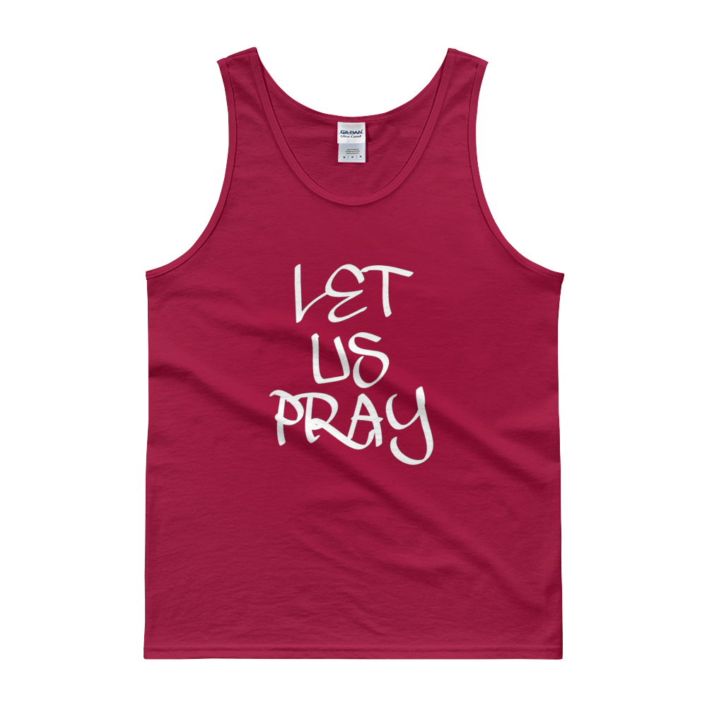 Let Us Pray Tanks - Men/Unisex - Be Ye AWARE Clothing
