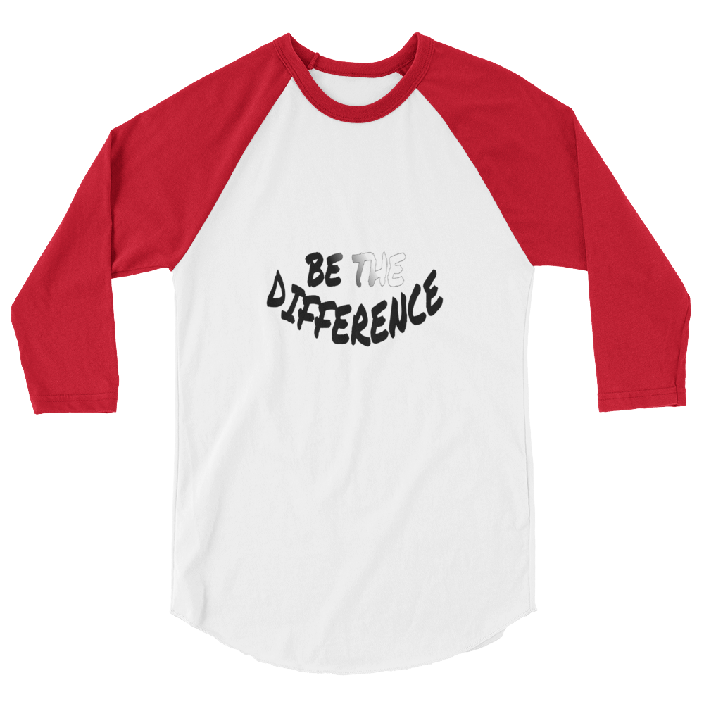 Be The Difference Men/Unisex Baseball Tees - Be Ye AWARE Clothing