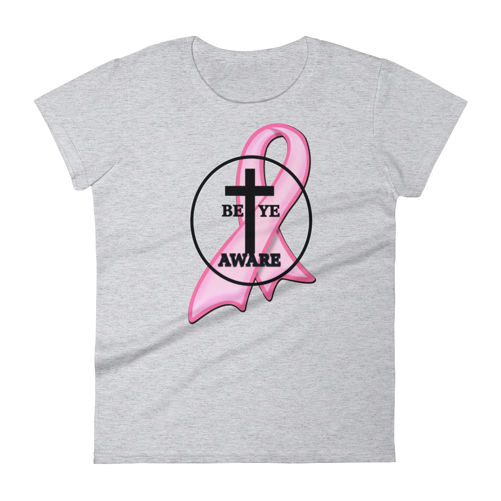 BCA Ladies Awareness Tee - Heather Grey - Be Ye AWARE Clothing